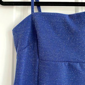 Adorable, Sparkly, Blue Mini-Dress
